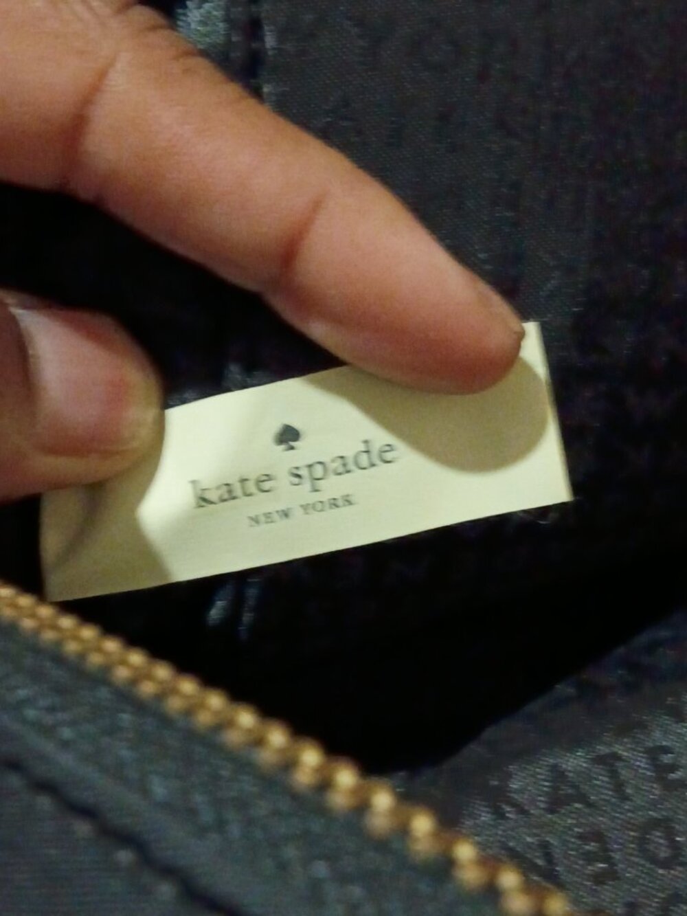Kate Spade Large Nylon Water Resistant Backpack Work Bag—Black - Picture 10 of 14